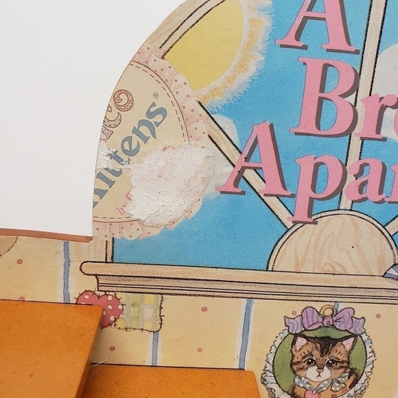 Enesco Calico Kittens Cat Display Stairs Vintage 1997 Flaws - Picture 8 of 11